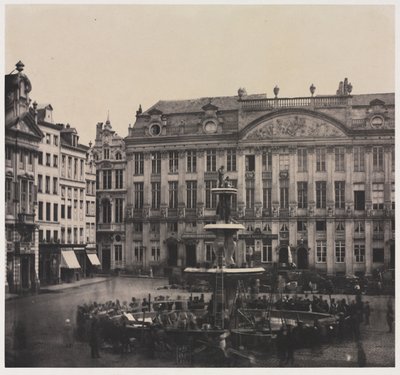 Zonder titel Constructie van herdenkingsfontein, juli 1856 door Louis Pierre Theophile Dubois de Nehaut