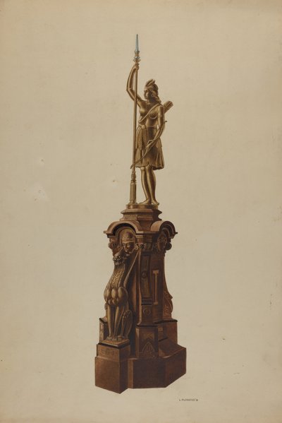 Nieuwel Post, 1938 door Louis Plogsted