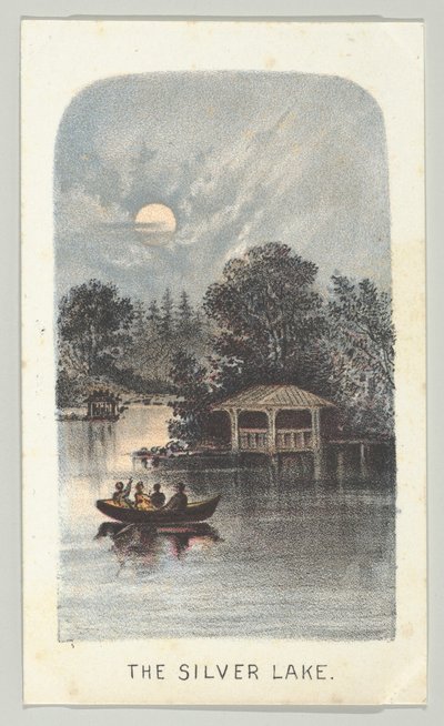 Het Zilveren Meer, uit de serie, Uitzichten in Central Park, New York, Deel 2 door Louis Prang