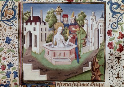 Susanna in bad door Louis Raquier