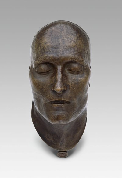 Dodenmasker van Napoleon, gemodelleerd 1821 gegoten 1833 door Louis Richard