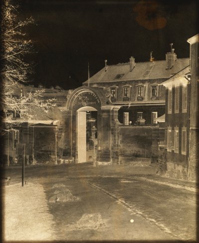 Deur naar de Sèvres-fabriek, c. 1852 door Louis Rémy Robert