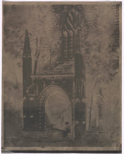 Fontein van Notre Dame in Saint-Brieuc, Bretagne door Louis Rémy Robert