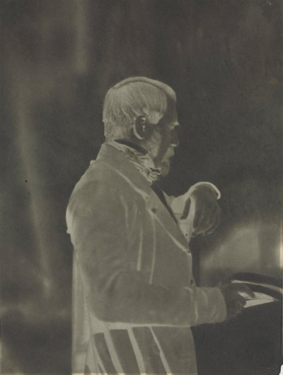 Zelfportret negatief door Louis Rémy Robert