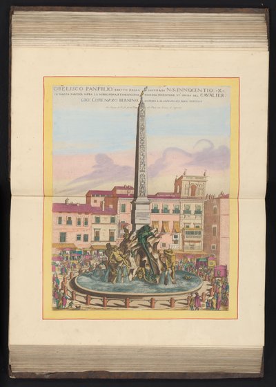 Vierstromenfontein te Rome door Louis Rouhier
