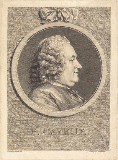 Philippe Cayeux door Louis Simon Lempereur after Charles Nicolas Cochin II