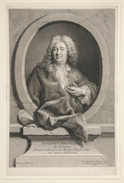 Joseph Christophe (Christophle) (1662-1748) door Louis Surugue