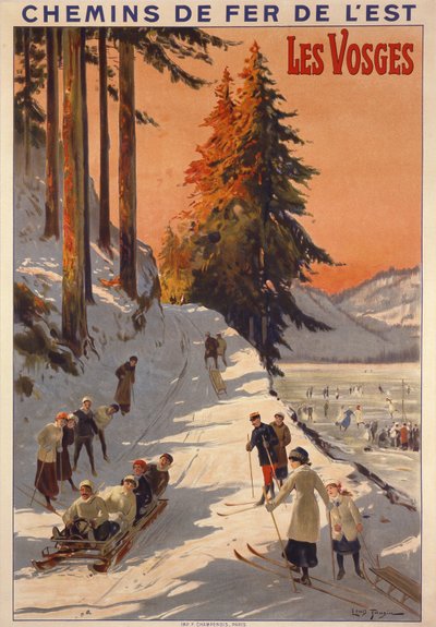 Les Vosges poster door Louis Tauzin