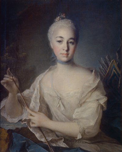 Portret van gravin Anna Vorontsova door Louis Tocqué