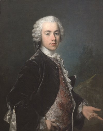 Portret van Frederik Berregaard door Louis Tocqué