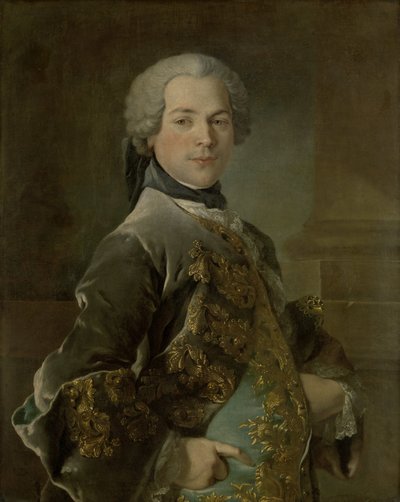 Portret van Isaac van Rijneveld door Louis Tocqué