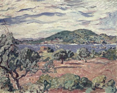 Baai van Antheor, c.1906-07 door Louis Valtat