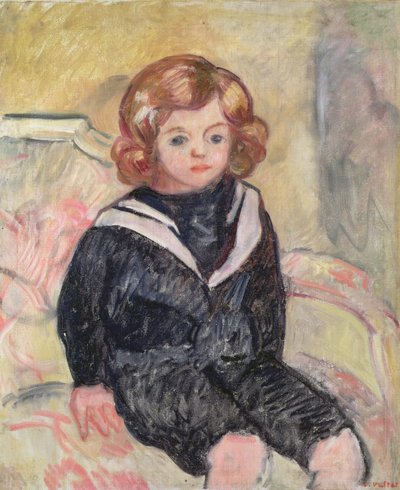 Kind in matrozenuniform door Louis Valtat
