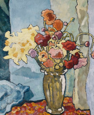 Bloemen in een Vaas door Louis Valtat