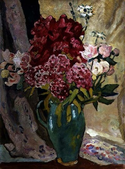 Grote Bloemenboeket door Louis Valtat