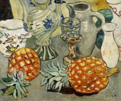 Stilleven met Ananassen door Louis Valtat