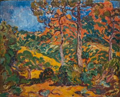 Zonlicht onder de bomen door Louis Valtat