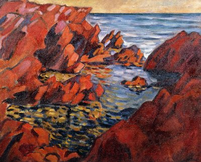 De zee bij Agay, c.1917/1918 door Louis Valtat