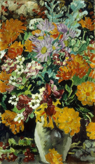 Vaas met Bloemen door Louis Valtat