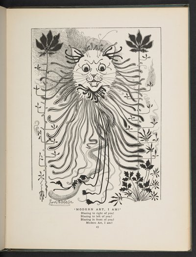 Ik ben moderne kunst, ik ben door Louis Wain