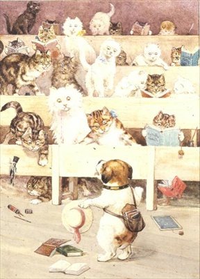 In de Verkeerde Klas door Louis Wain