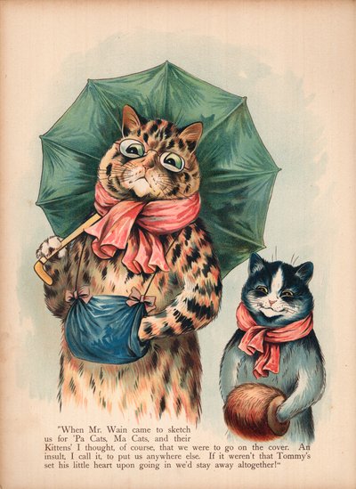 Louis Wain Katten door Louis Wain
