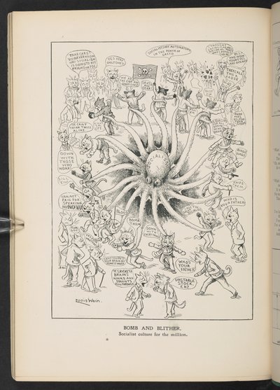 Socialisme, van p.46, Louis Wain Jaarboek door Louis Wain