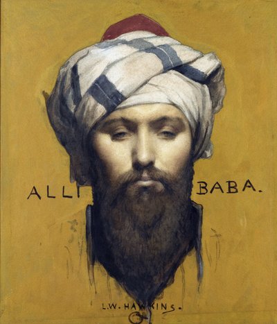 Ali Baba door Louis Welden Hawkins