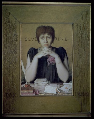 Portret van Severine (Caroline Remy) door Louis Welden Hawkins