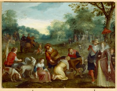 Lente door Louis de (circle of) Caullery