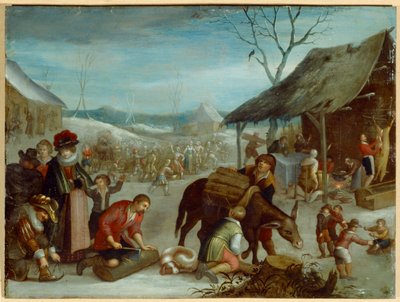 Winter door Louis de (circle of) Caullery