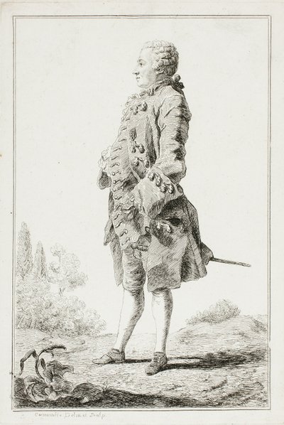 De baron van Besenval door Louis de Carmontelle