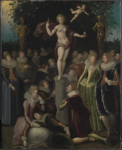 Hulde aan Venus door Louis de Caullery