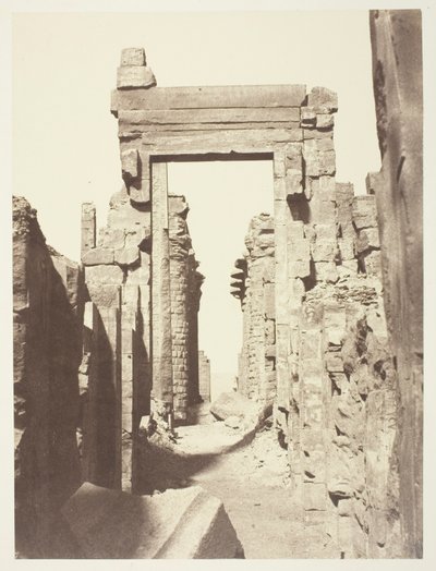 Karnac, Grande Allée du Milieu des Ruines, ingang oost door Louis de Clercq