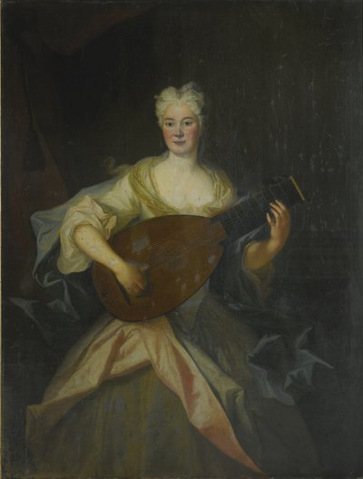 Portret van Anna Constantia, Gravin van Cosel 1680-1765, geboren von Brockdorff door Louis de Silvestre