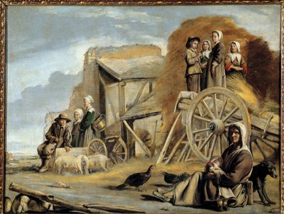 De kar of de terugkeer van het hooi door Louis le Nain