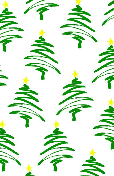 Funky kerstbomen door Louisa Hereford