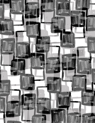 Monochrome vierkanten door Louisa Hereford