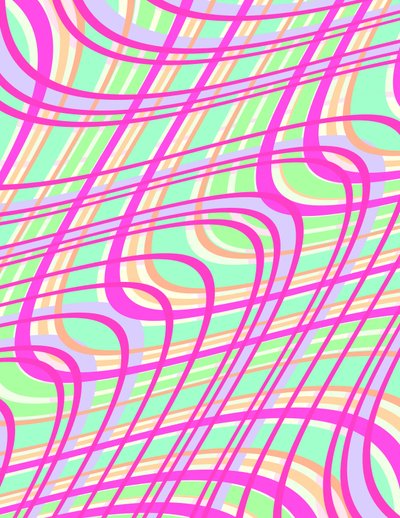 Swirly Check, 2011 door Louisa Hereford