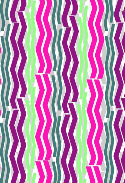 Zig Zag Strepen door Louisa Hereford