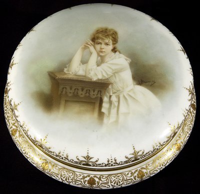 Bonbonnière Marie Bashkirtseff door Marie Louise Catherine Breslau