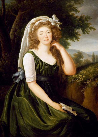 Jeanne Bécu, gravin Du Barry 1743-1793 door Elisabeth Louise Vigee Lebrun