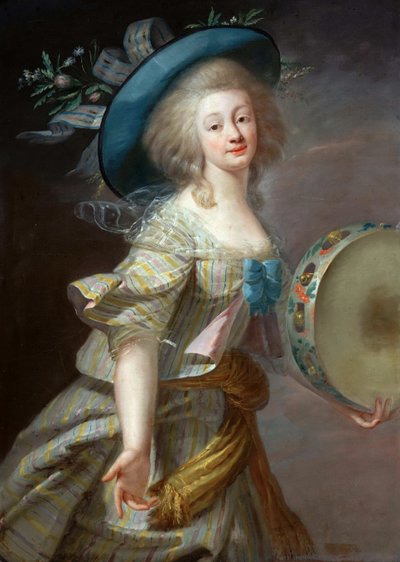 Portret van een Danseres door Elisabeth Louise Vigee Lebrun