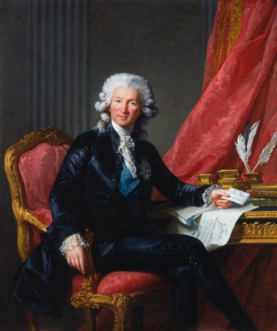Portret van Charles-Alexandre de Calonne (1734-1802) door Elisabeth Louise Vigee Lebrun