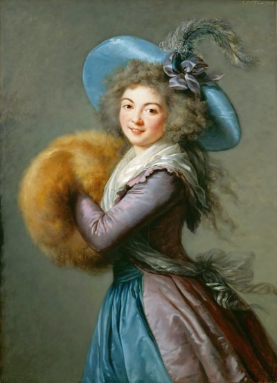Portret van Madame Molé-Raymond door Elisabeth Louise Vigee Lebrun