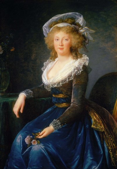 Portret van Maria Theresia van Napels en Sicilië 1772-1807 door Elisabeth Louise Vigee Lebrun