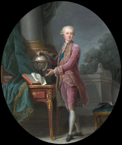 Portret van Prins Karl Heinrich von Nassau-Siegen 1743-1808 door Elisabeth Louise Vigee Lebrun