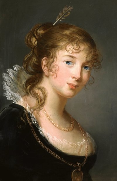 Prinses Frederica Dorothea Louise Philippine van Pruisen 1770-1836, gravin Radziwill door Elisabeth Louise Vigee Lebrun