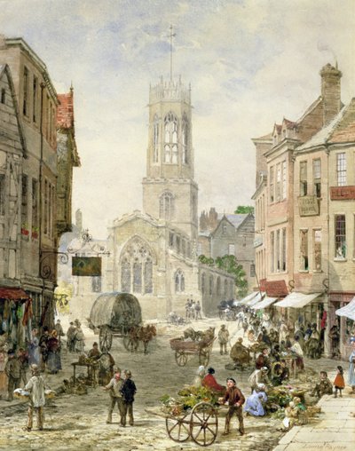 All Saints Pavement, York door Louise Ingram Rayner