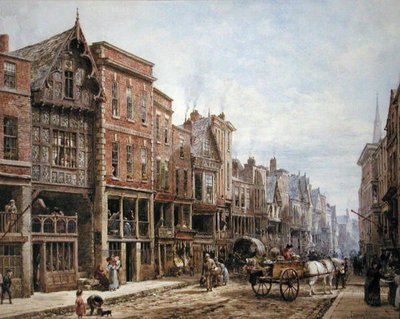 Watergate Street, Chester door Louise Ingram Rayner
